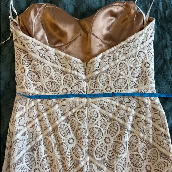 Strapless Lace Wedding Dress - Picture 4 of 6